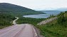 Silnice E10 z Kiruny směrem na norský Narvik