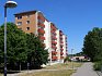 Hallunda – panelové sídliště na předměstí Stockholmu. V ulicích potkávám převážně mimoevropské přistěhovalce.