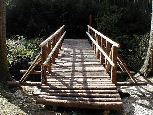 Dřevěný most u Polanky
