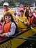 Děti i dospělé bavily projížďky v dračích lodích po Vltavě.