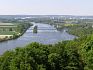 Poslední pohled na Dunaj a Regensburg a řídítka otáčím přes kopečky do Chamu a na Folmavu.