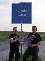 Na česko-slovenské hranici