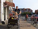 Na Bornholmu jsou často k vidění vozítka se značkou Christiania bikes (NaKole.cz)
