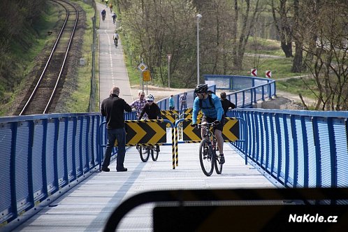 Zábrany na nájezdových rampách cyklolávky