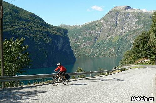 Na kole v Norsku.