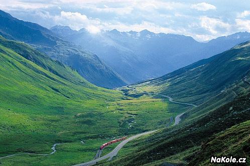 Oberalppass - tady pramení Rýn.