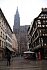 Poslední ohlédnutí za symbolem města - štrasburskou katedrálou.