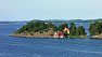 Ostrůvky při pobřeží Nynäshamnu mi připomínají Ålandy.