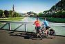 Taurská cyklostezka – pohled na historické centrum Salzburgu