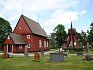 „Tutaryds kyrka“ u jezera Storesjö nedaleko Ljungby