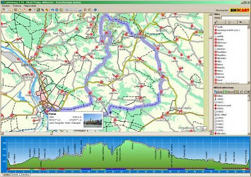 Ukázka programu Cyklotrasy