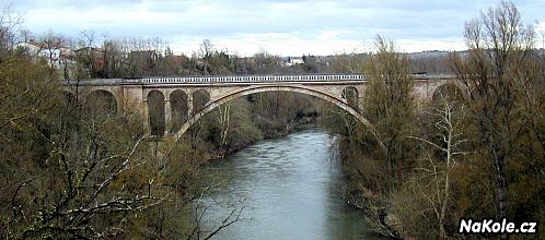 Pont de Castelet (Ariège), 1884,  Paul Séjourné, kamenný oblouk