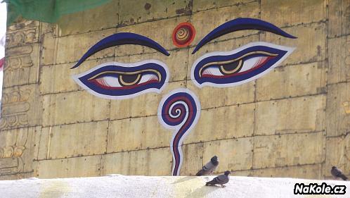 oči Buddhy_Swayambhunath Stupa_Káthmandú