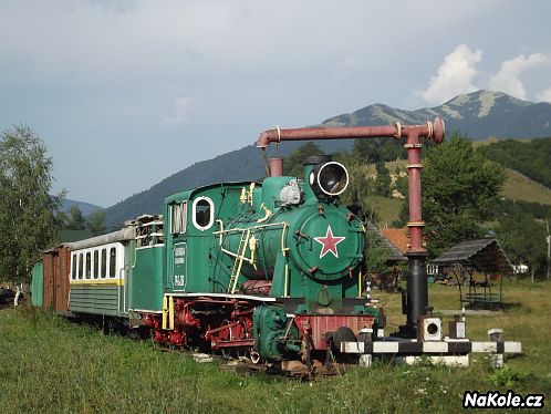 Koločava, muzeum úzkokolejné železnice ve skanzenu Stará vesnice