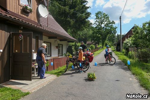 Povinná ale milá zastávka u kamarádů v naší vsi